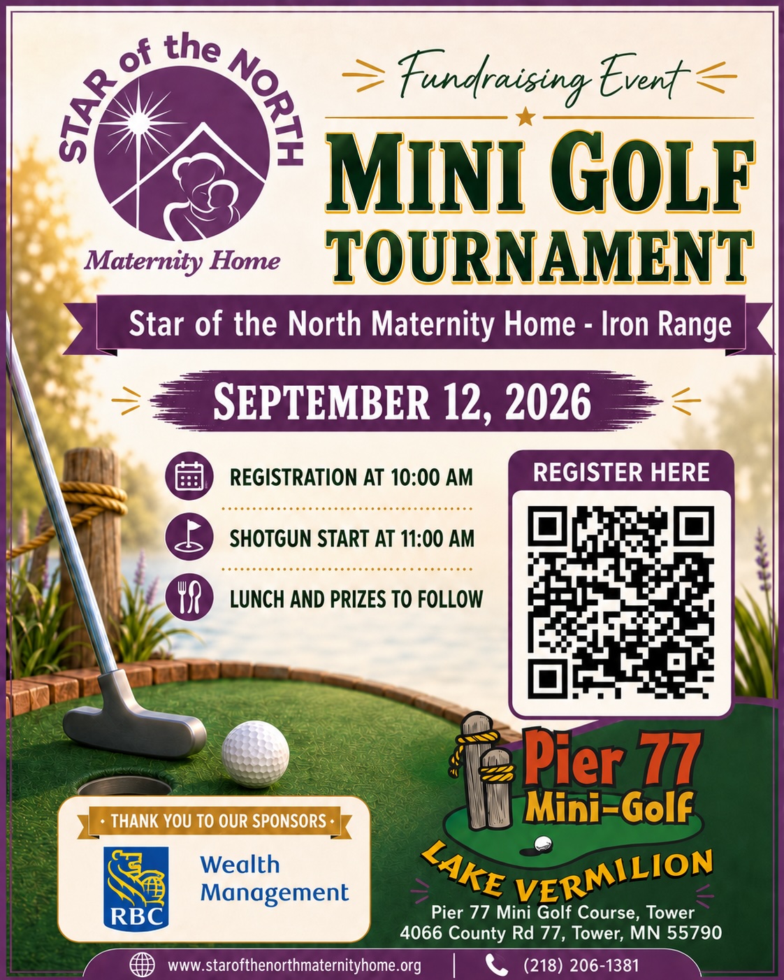 SON IR Mini Golf Poster